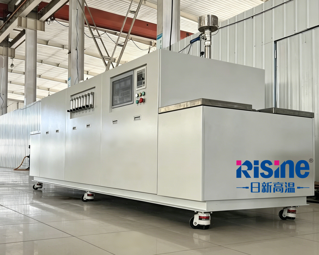 合肥日新RSD-150/4定制熔封网带炉顺利通过验收：硬核保证6气路并行